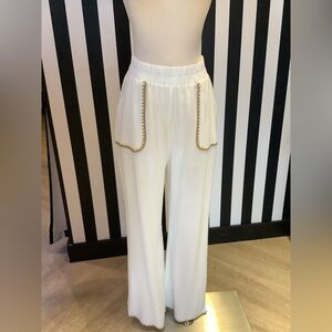Wide Leg Pant w/ Stitching